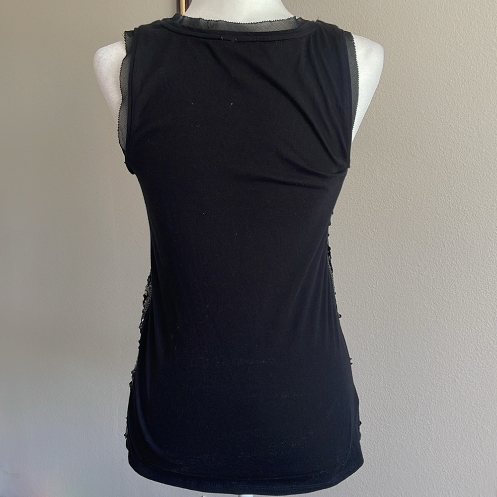 Ann Taylor Loft Black Sequin Women's Top Size S - Picture 5 of 7